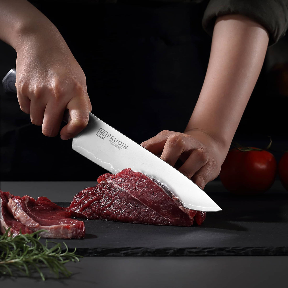 PAUDIN Artemis 4PCs Damascus Kitchen Knife Set