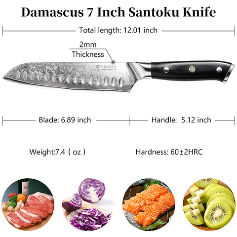 Cloud Premium 7" Santoku Knife