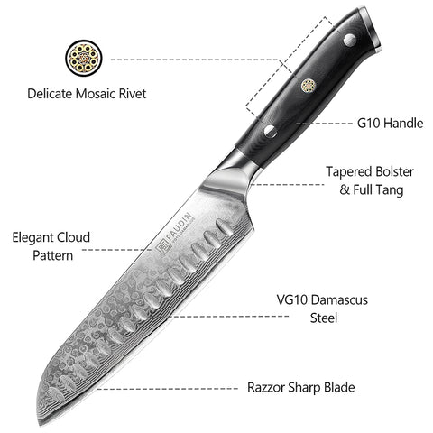 Cloud Premium 7" Santoku Knife