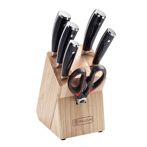 Hammered Premium 7-PC Knife Block Set