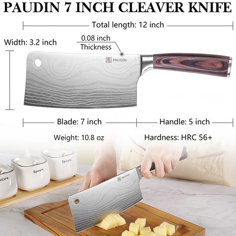 Universal Classic 7" Cleaver Knife - Paudin Store