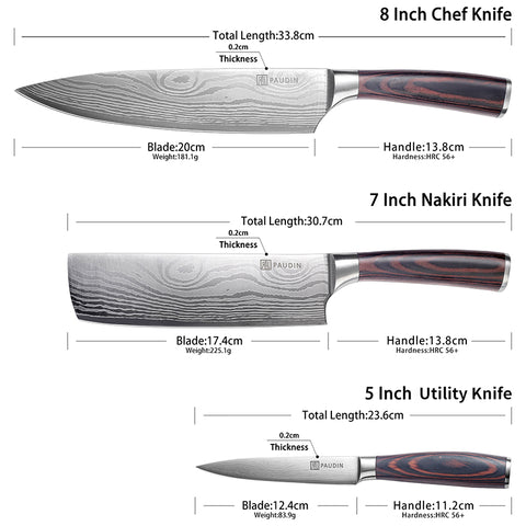 NS1 Universal Classic 3-PC  Knife Set