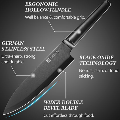 Refresh Black 8" Chef Knife - Paudin Store