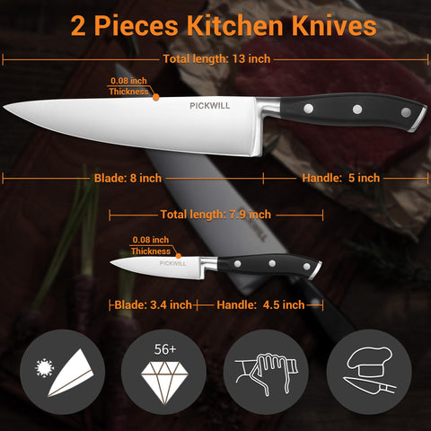 PICKWILL 8‘’ Chef Knife - Paudin Store