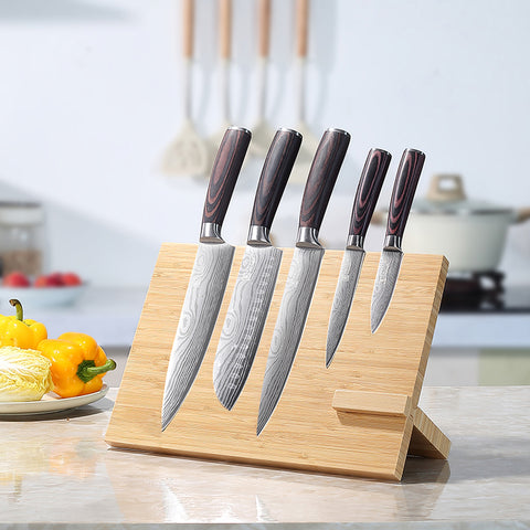 WS4 Paudin Bamboo Knife Block