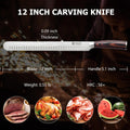 PAUDIN 12 Inch Ham knife Brisket Knife - Paudin Store